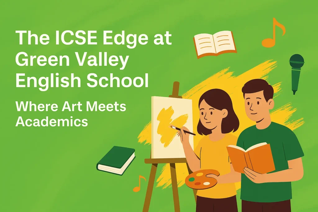 The ICSE Edge at Green Valley English SchoolWhere Art Meets Academics